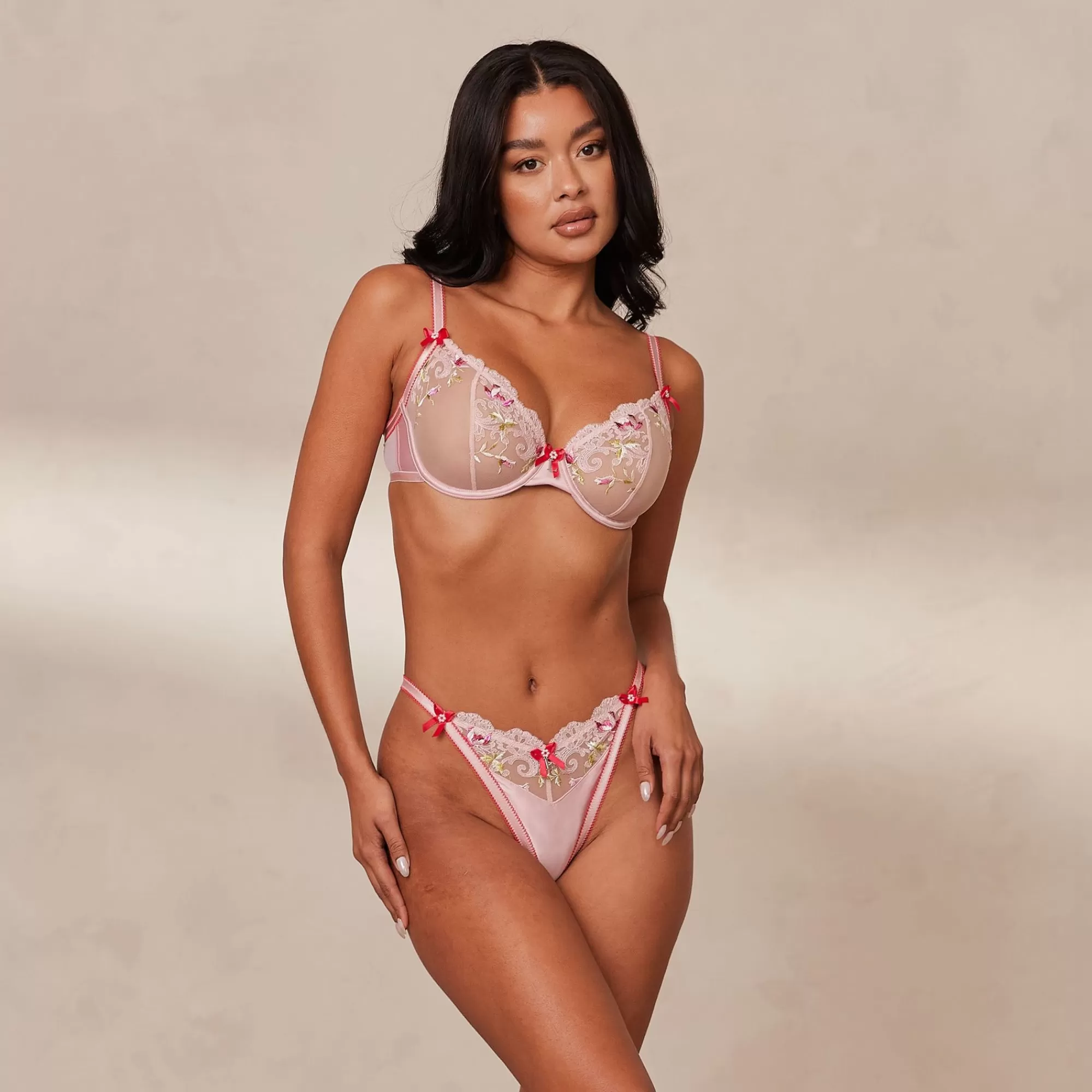 Bloom Embroidered Balcony Bh | Lounge Underwear Hot