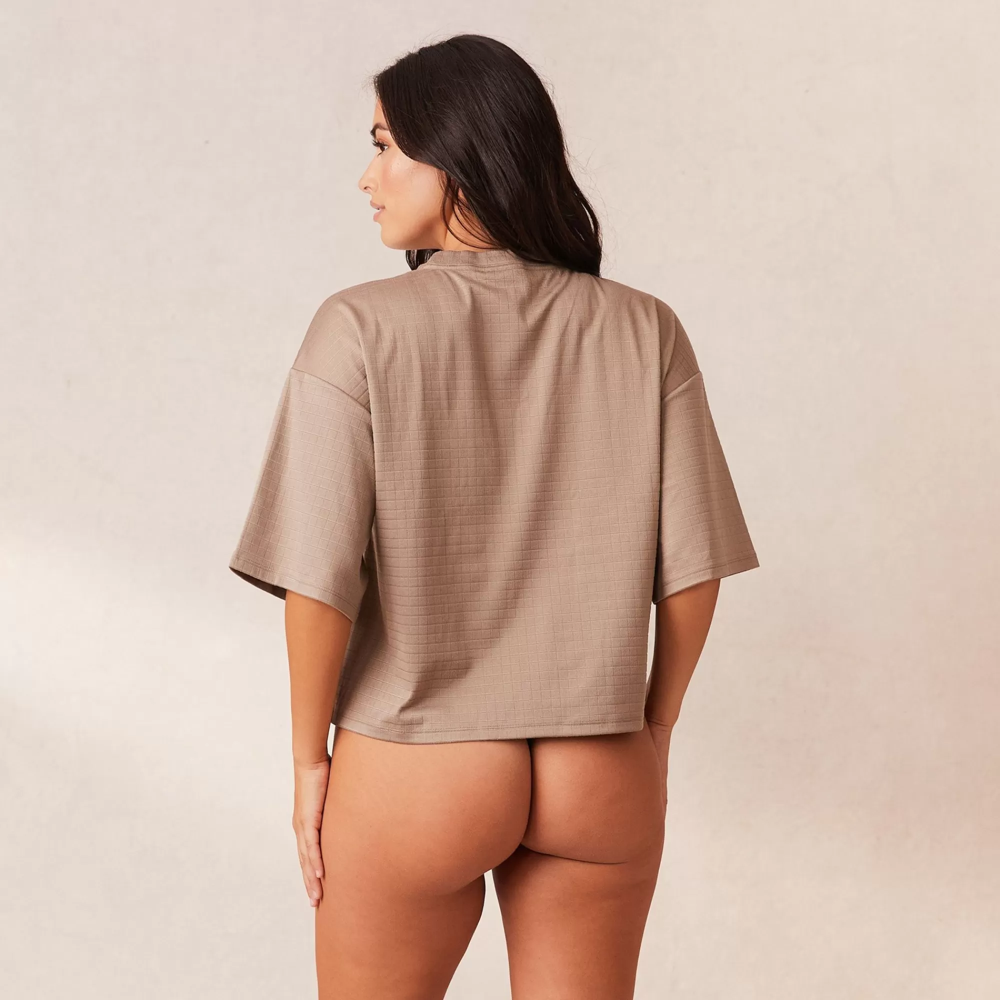 Classic Fleece Oversized Schlafanzug Oberteil | Lounge Underwear Hot