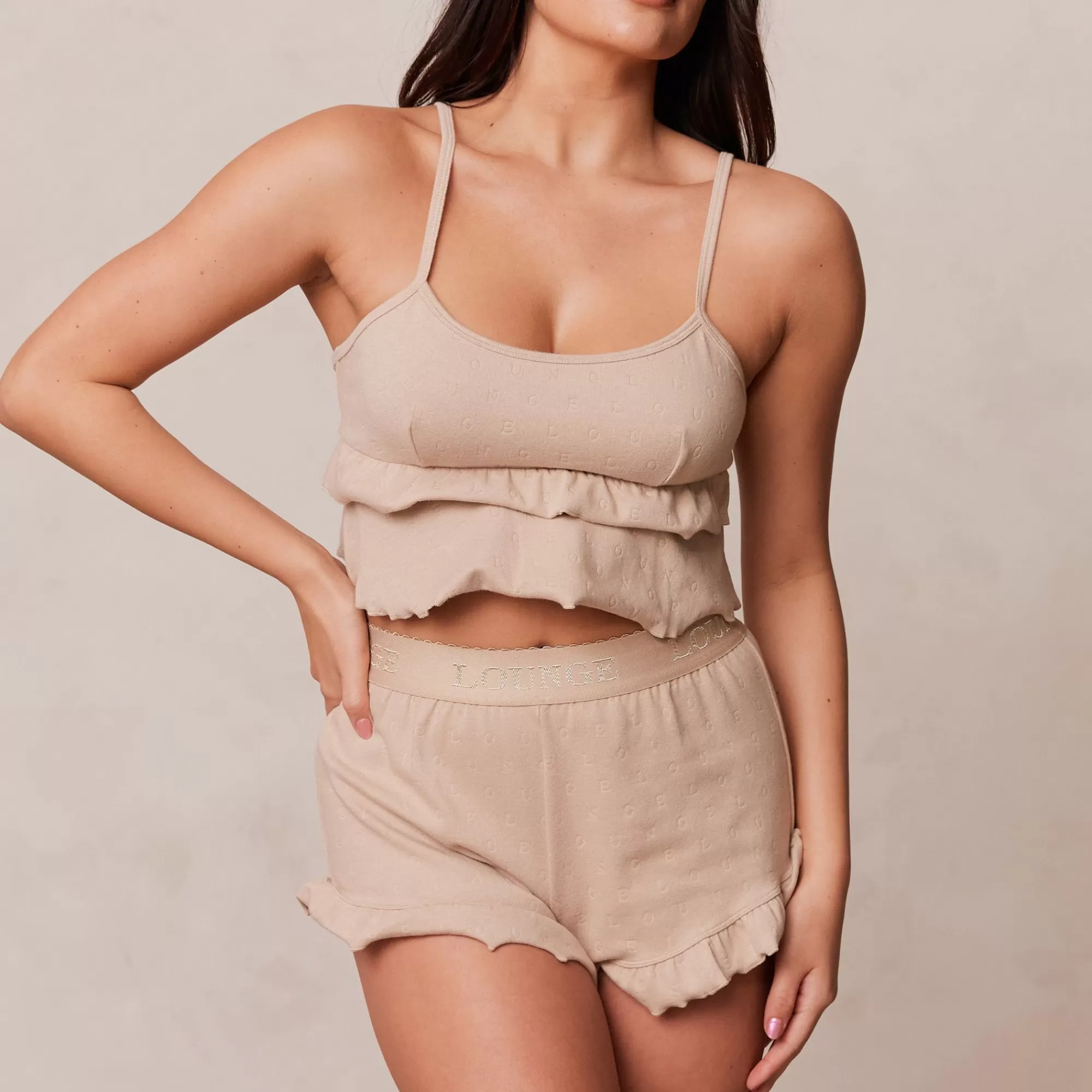 Frill Schlafanzug Kurze Hose | Lounge Underwear Cheap