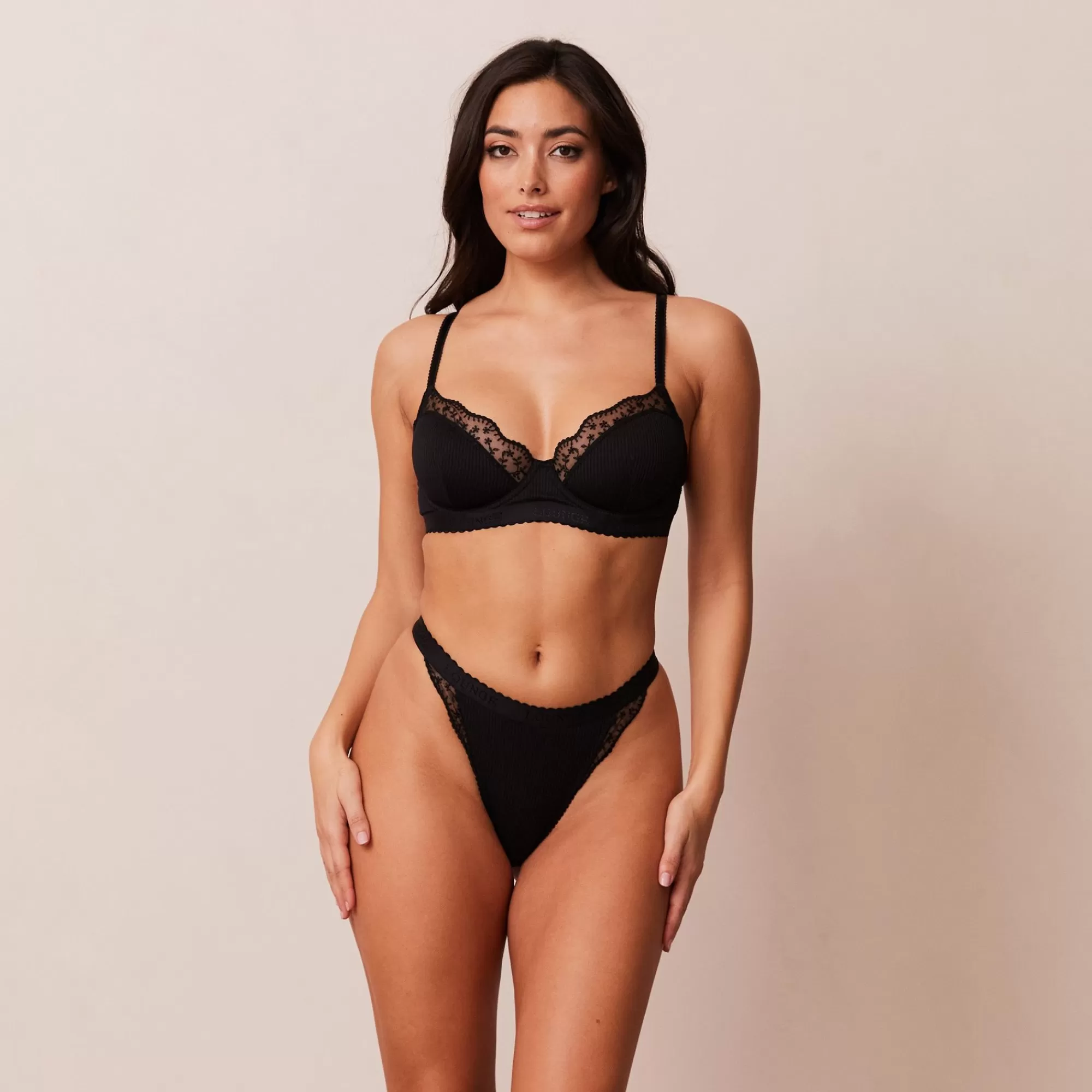 Ribbed Balcony Bh | Lounge Underwear Cheap